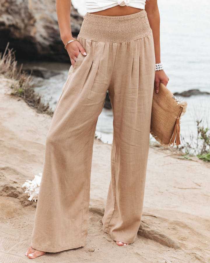 Lily | Dökümlü Plaj Pantolonu